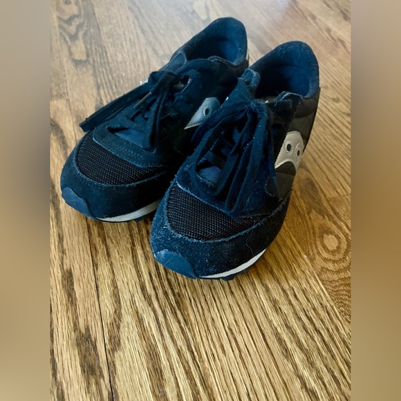 Saucony Kids Sneakers Black and Silver - Picture 4 of 8